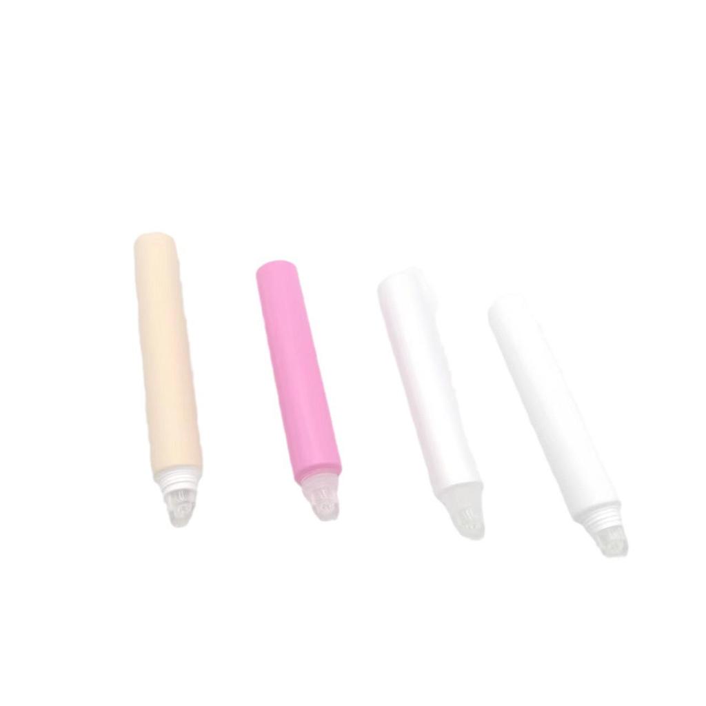 10 мл/15 мл Прозрачная силиконовая мягкая туба Контейнер для образцов блеска для губ/лака для губ