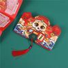 Paper 2025 New Year Red Envelope Blessing Red Packet Cartoon Lucky Money Pockets Wedding Birthday