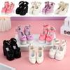 7.8CM Doll Wearing 5 Styles 60cm Doll Boots Play House Accessories Differents Color Fabric Shoes