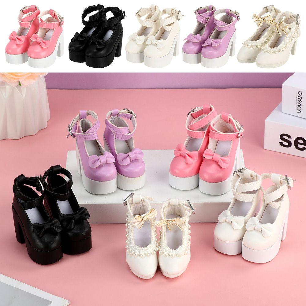 7.8CM Doll Wearing 5 Styles 60cm Doll Boots Play House Accessories Differents Color Fabric Shoes