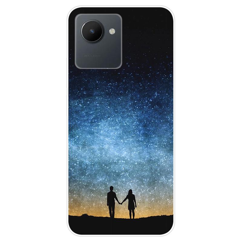 Для Realme C30S C 30S RealmeC30S чехол Мягкая силиконовая задняя крышка Чехол для телефона с рисунком из мультфильма Разнообразие