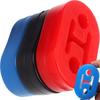 Lifting Towing Wheel Muffler Support Shock Absorber Automobile Universal Two Holes Exhaust Pipe Hanger Cushion Rubber Parts
