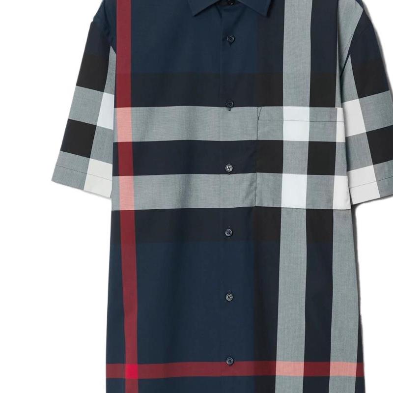 Burberry check-pattern cotton shirt 80795921