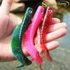Fishing Lures PVC Artificial Fishing Soft Bait Grubs Fishing Lures Lifelike Worms Baits