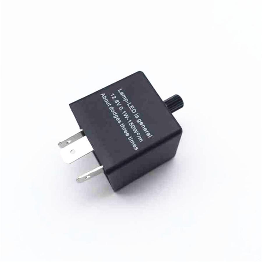 3 Pin Adjustable Electronic LED Flasher Relay for Car Turn Signal Blinker Light