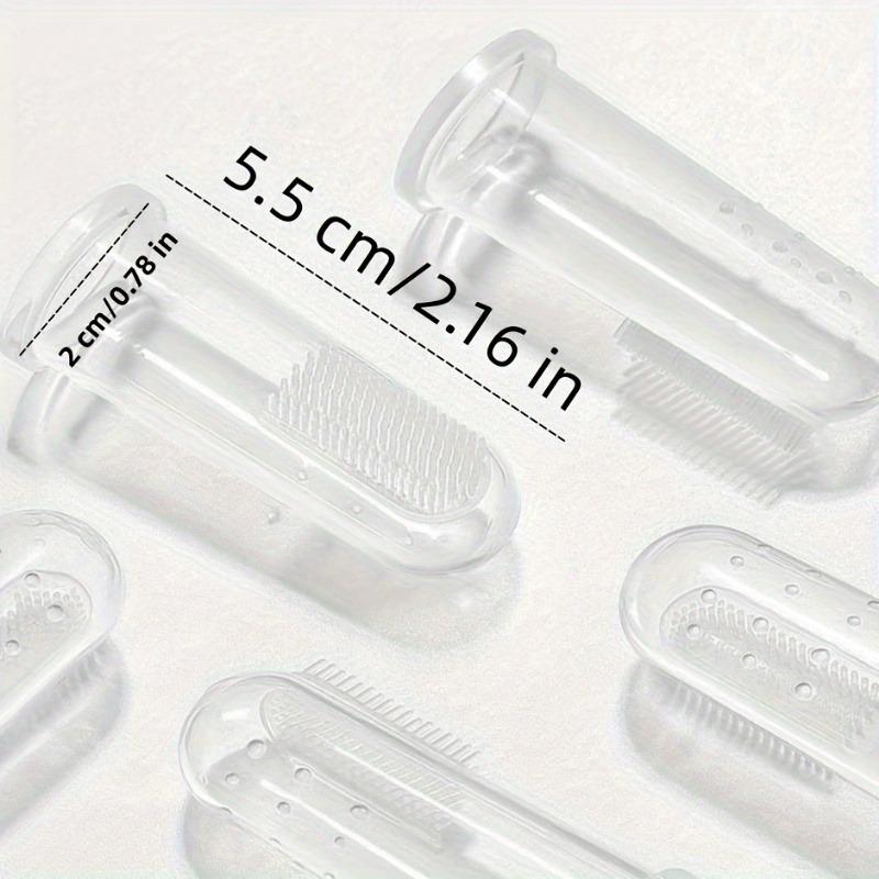 Silicone Pet Finger Crib Teethsuitable for Dogs Catsandamphibians Soft Pig Hair Toothbrush Effectively Removes Tartar and Plaque