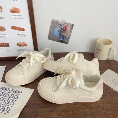 Осенние каблук проходимые полуприцеп парусиновые туфли для женских простых универсальных маленьких белых туфель платформа кроссовки женщины лето