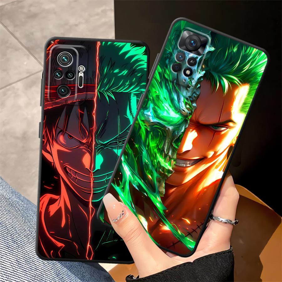 Чехол для телефона Funda для Xiaomi Redmi Note 12S 11S 10 9 8 Pro 11 13 12 Pro Plus 10S 9s One Piece Luffy