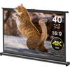 Экран для проектора 40 дюймов шириной 4K Настольный Маленький Мобильный Легкий E-Supply 169 EEX-PSM4-40HD