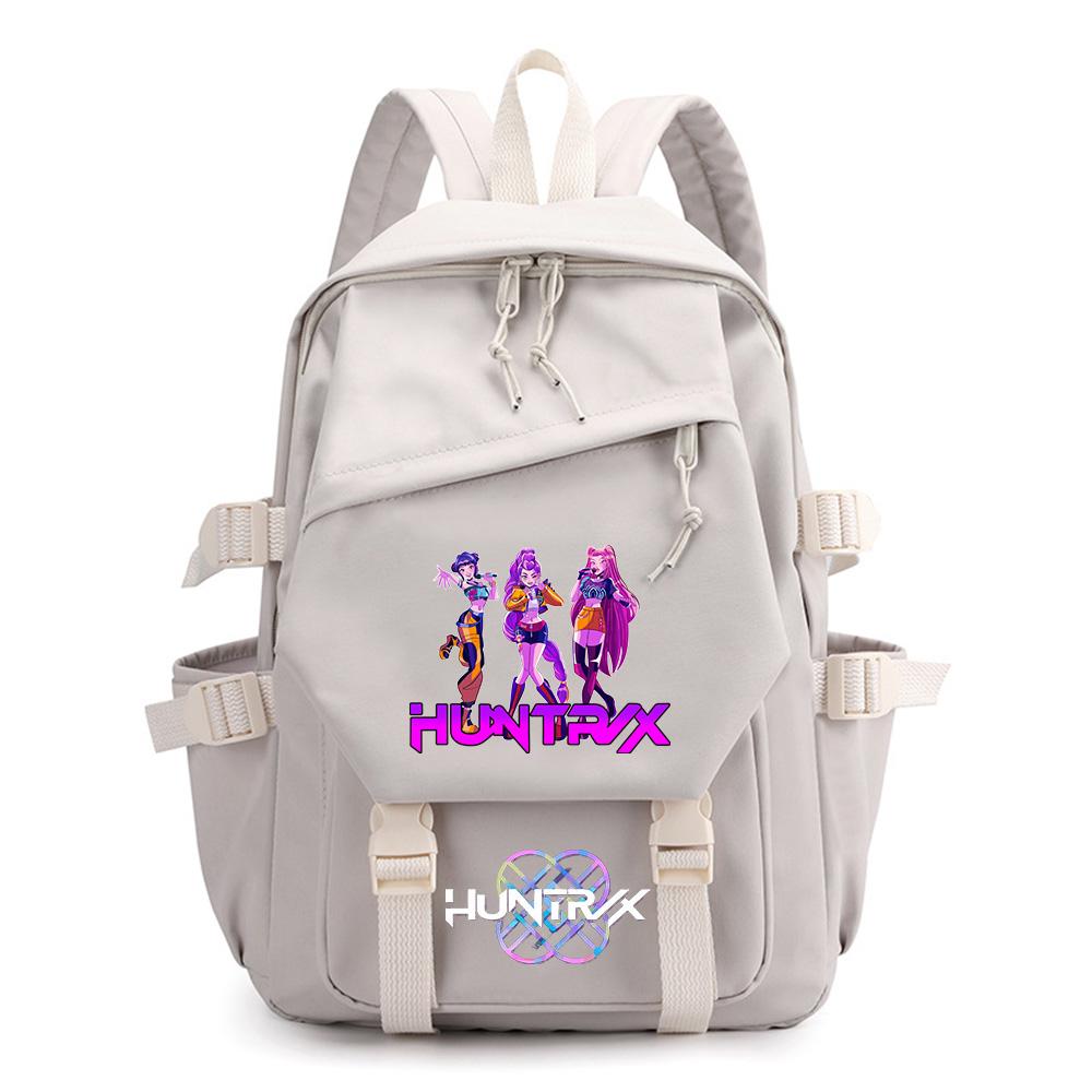 Аниме Мультфильм K-Pop Охотники на демонов Печатный рюкзак для подростка Детей Ученика Школьная сумка Девочка Ребенок Подарок Женщин Большая вместимость Водонепроницаемая Дорожная сумка