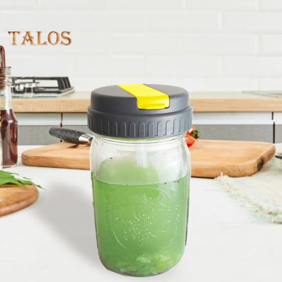 1 комплект, стеклянная крышка для чашки, не содержащая BPA, герметичный пластик, практичная герметичная крышка для хранения напитков, аксессуары для консервирования