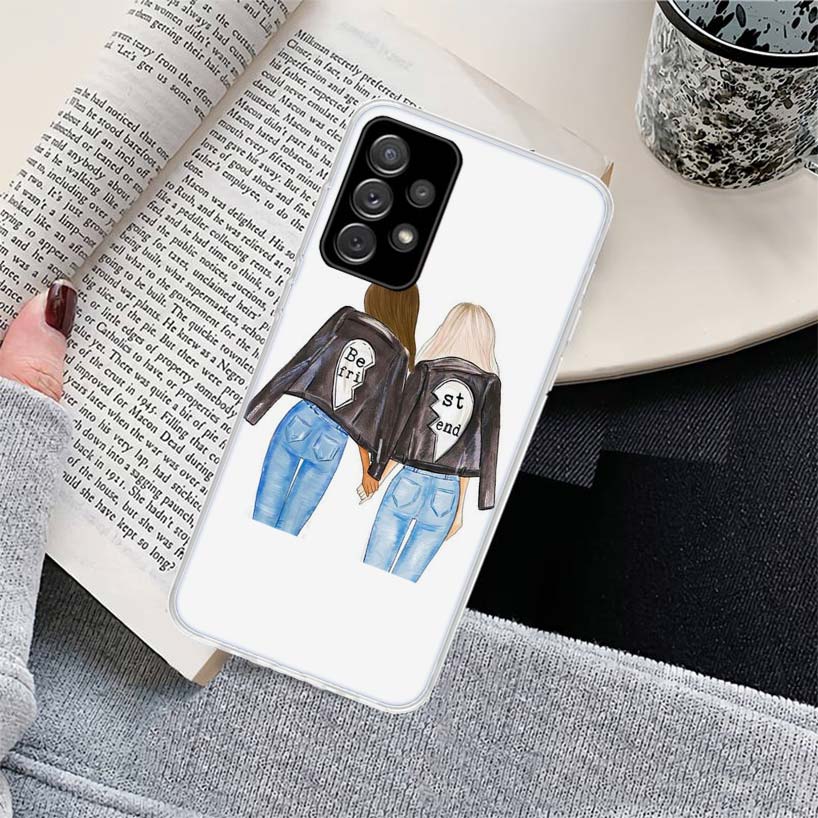 Best Friends BFF Matching Phone Case for Samsung Galaxy A17 A16 A15 A14 A13 A57 A56 A55 A54 A53 A37 A36 A35 A34 A33 A26 A25 A24
