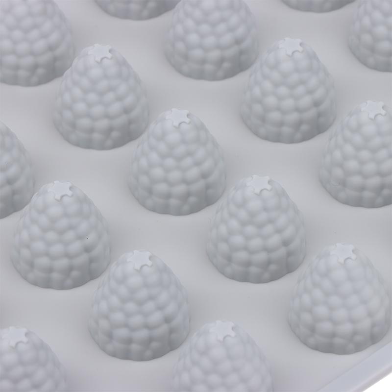 1 шт. 35-гнездные силиконовые формы для клюквы, сделай сам, форма для украшения торта, малинового, клубничного десерта, форма для выпечки помадки