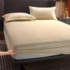 All-Cotton Non-Slip Fitted Bed Sheet and Mattress Protector