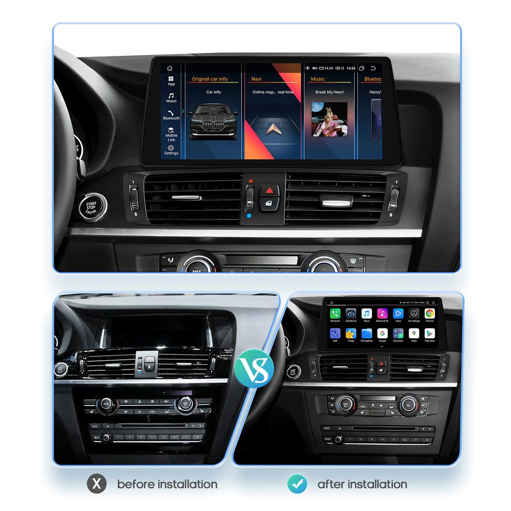 OSSURET Android Автомагнитола для BMW X3 F25 F26 X4 CIC NBT Android Auto Радио Carplay Мультимедиа Видео GPS WIFI Авторадио Интеллектуальный Экран DSP