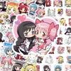 10/50/100 шт. Puella Magi Madoka Magica Аниме Наклейки для граффити Наклейки Каваи DIY Канцелярские товары Велосипед Милая Декоративная Наклейка Игрушки