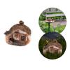 Gardening Creative Micro  Small House Villa Resin Decoration
