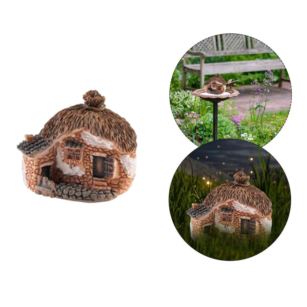 Gardening Creative Micro Small House Villa Resin Decoration