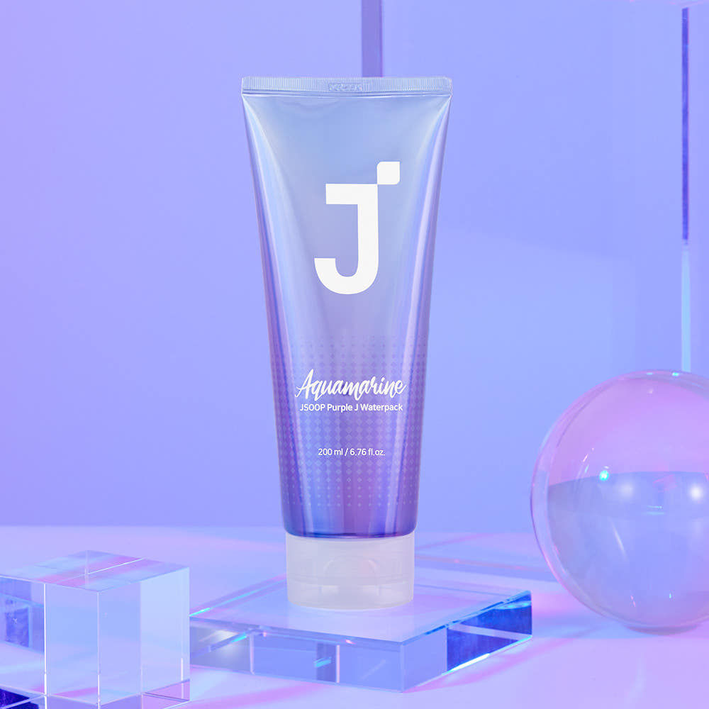 JSOOP Фиолетовый J Водяной пакет Аквамарин (200мл)  [K-BEAUTY] Несмываемая маска для волос