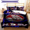 3pcs Football30 Cover Set - Personalized Name, HD Printed Bedding with 1 Cover and 2 Pillowcases - Perfect for Home Decor, Easy Care