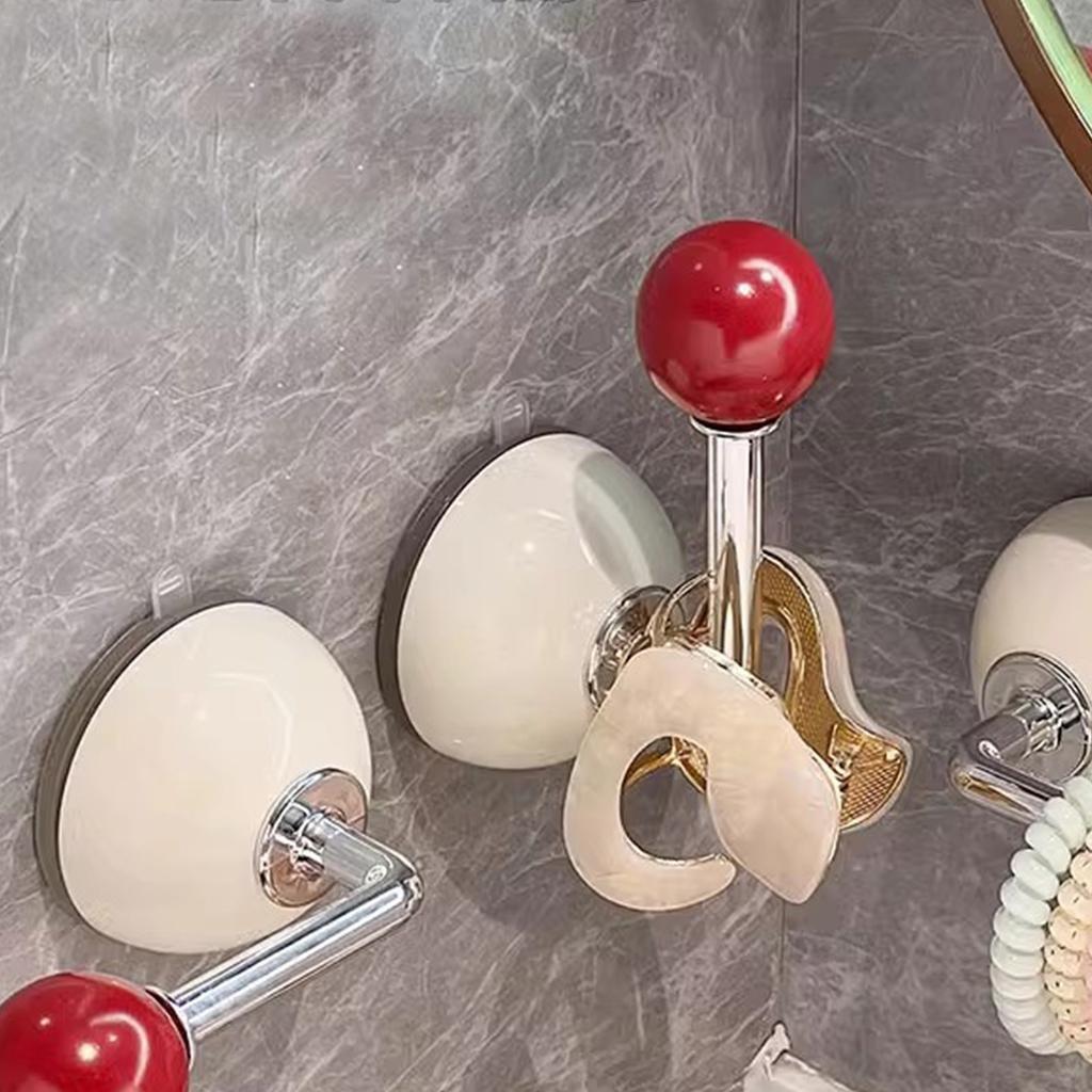 Круглый дофаминовый крючок, Крючок-клипса с пластиковым покрытием, Бесследный ветрозащитный крючок, Вращающаяся прищепка