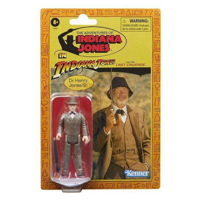 Figurine - HASBRO - Dr. Henry Jones Sr. - Retro Collection - Indiana Jones - Saint-Graal