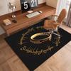 1PC Lord of the Rings Print Rug - home decoration Carpet For Living Room Bedroom Flooring Computer Chair Area Rug