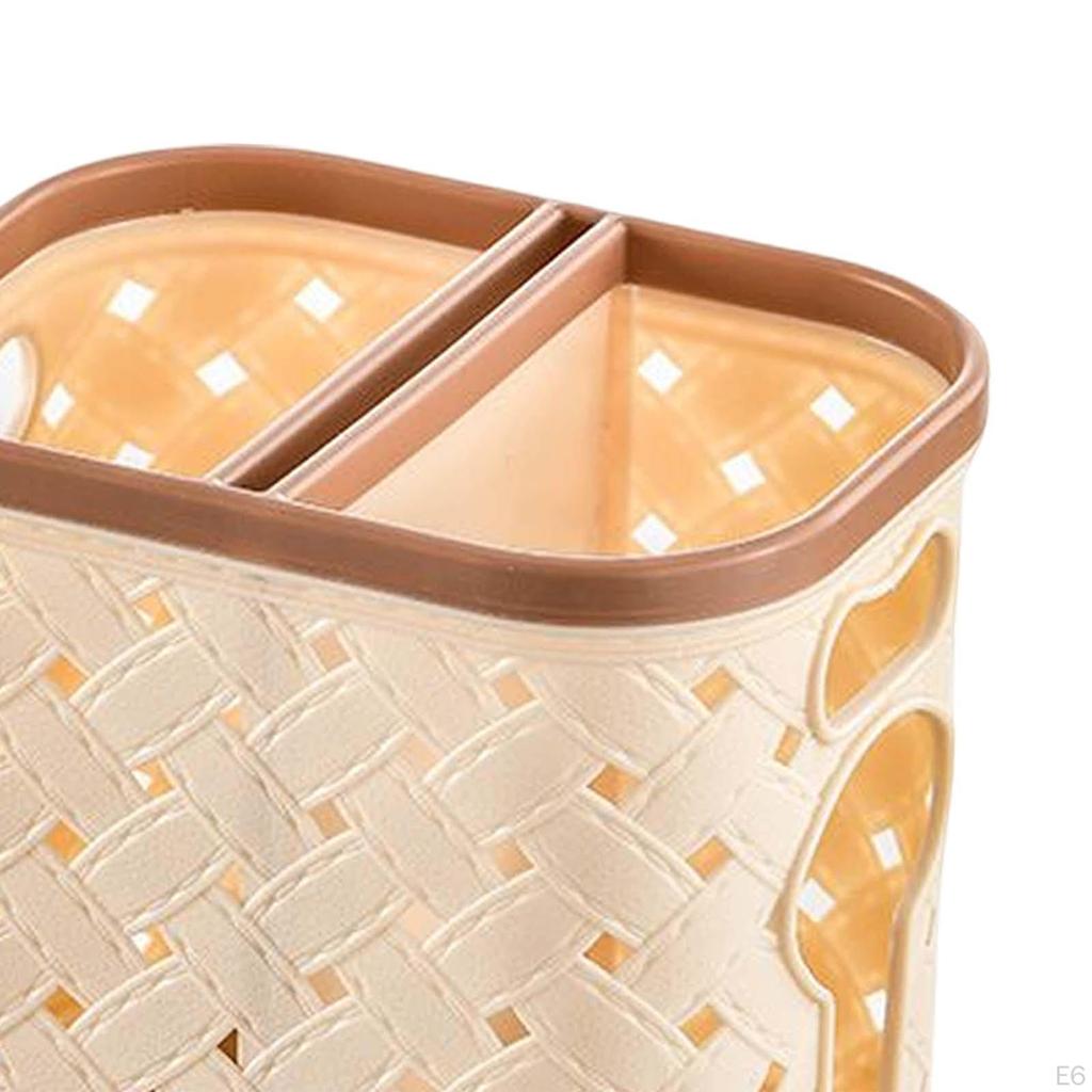 Держатель с дренажем Кухонная утварь Столовые приборы Вилка Хранение