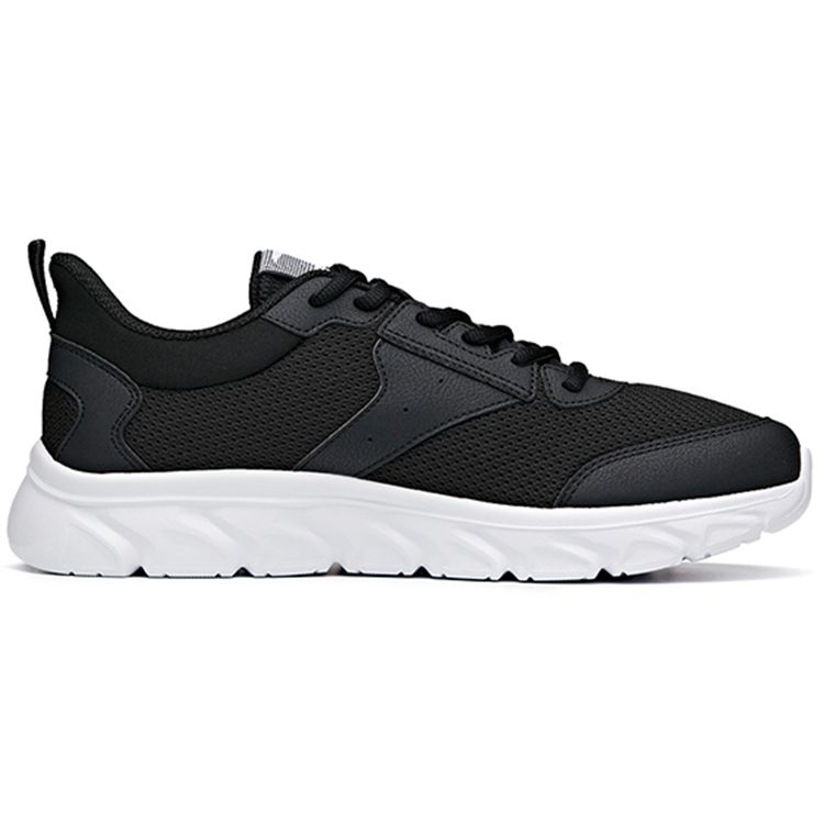 Anta Дышащие легкие кроссовки с низким верхом мужские кроссовки черные серые 912125526-3