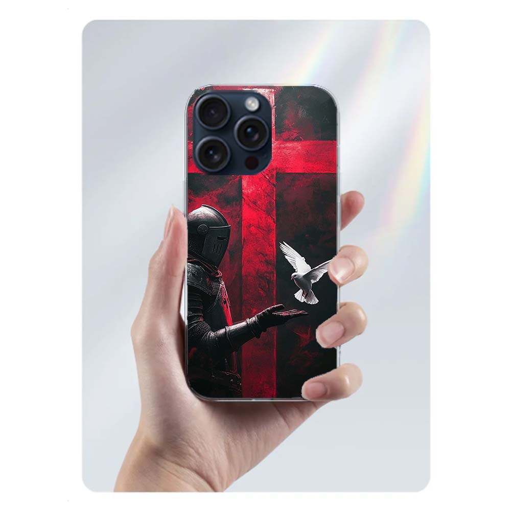 The Bright Red Crusade Clear Phone Case For Iphone 17 Air 16 Pro Max 15 Pro 14 Plus 17E 16E 11 13 12 Mini Cover Cases Fundas Cel