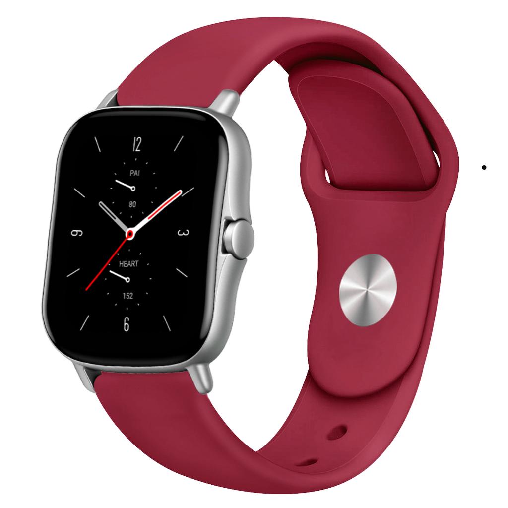 20 мм/22 мм ремешки для часов для Amazfit GTS 4/3/2/2e/Mini/GTR 42 мм/GTR 4/3 Pro Силиконовый браслет Amazfit helio/balance 2 bip 5 6 ремешок