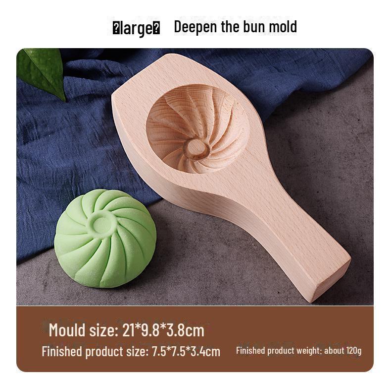 Handmade Steamed Bun Mold Set: Large, Medium & Small Sizes for Pastry, Bean Paste, and Veggie Buns