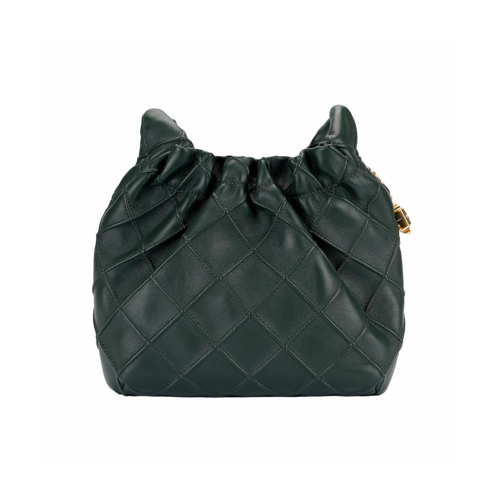 Tory Burch Fleming Mini Leather Shoulder Crossbody Bag Women bags Green 162451-312