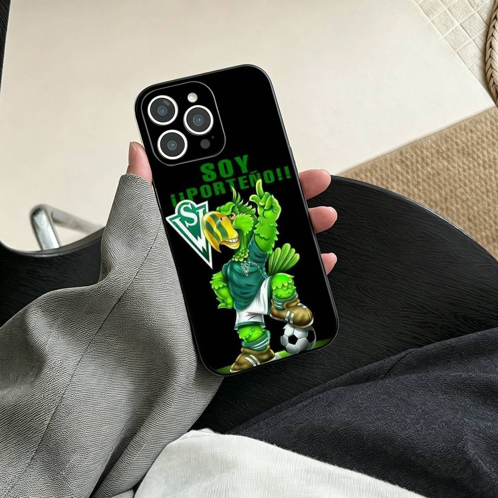 Крутой чехол для телефона S-Santiago W-Wanderers-1892 для iPhone 17, 16,15,14,13,12,11 Plus,Pro Max, Другие Мягкий Черный Чехол