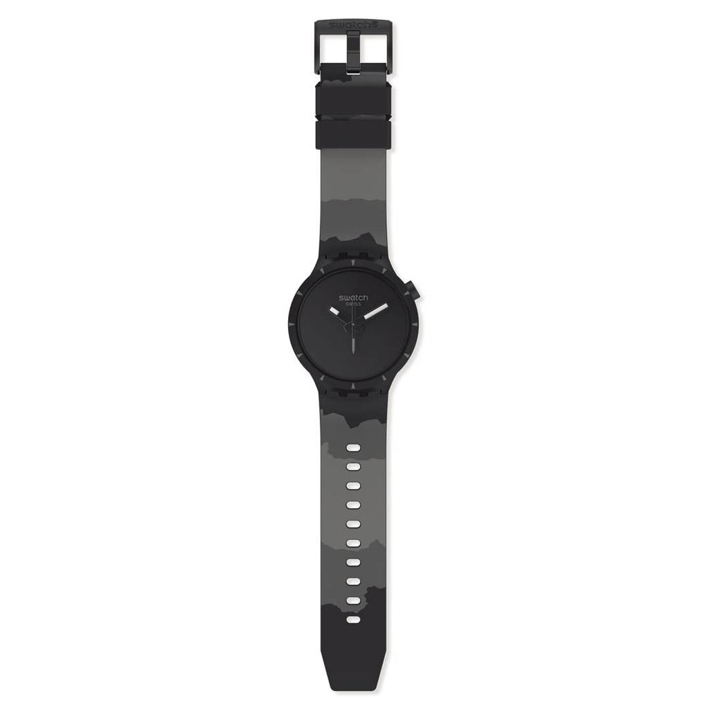 Часы Swatch BIG BOLD BIOCERAMIC BASALT SB03B110 Черный [Swatch]