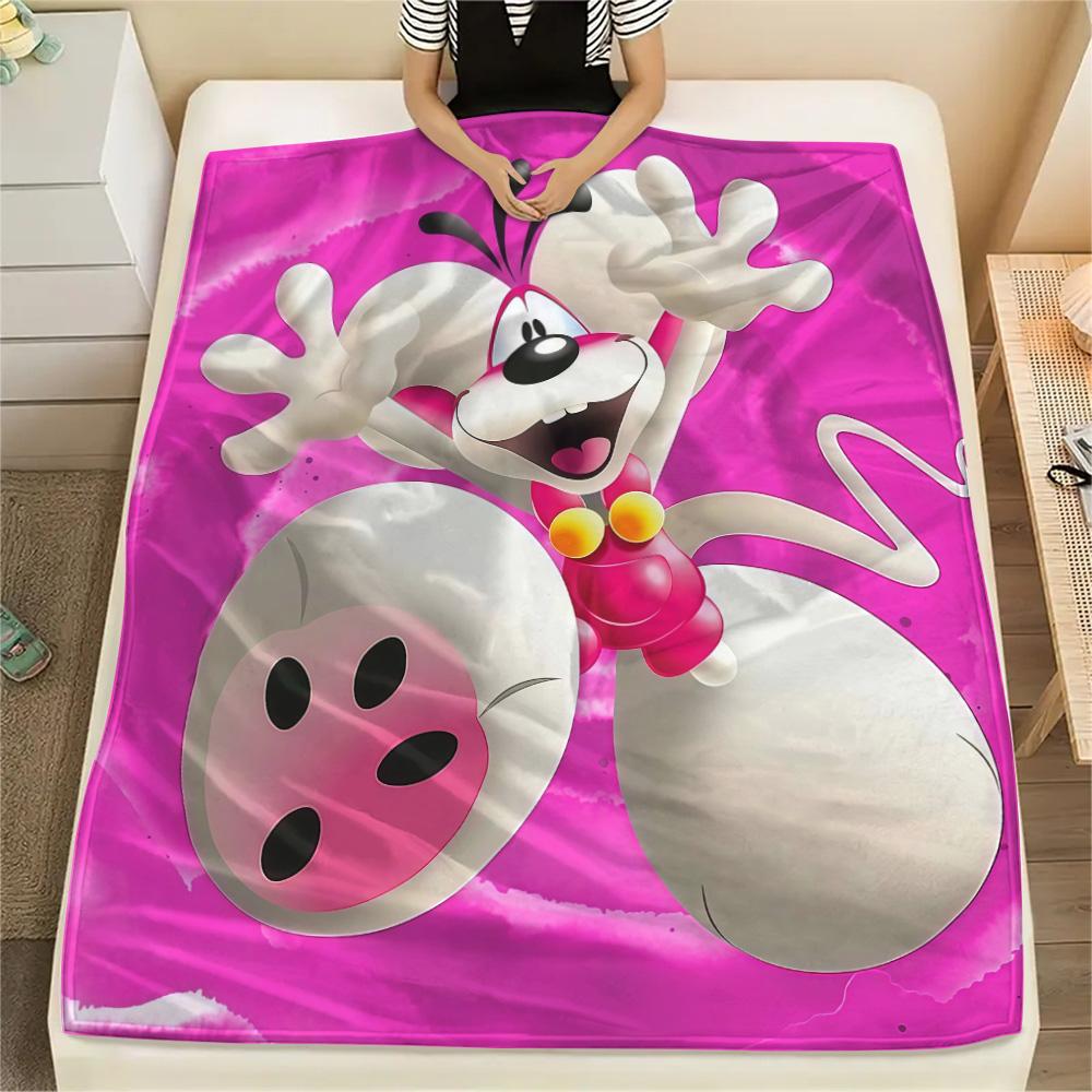 Diddl the Jumping Mouse3 Flannel Blanket, High quality Comfortable for All Seasons, Home Decor, Warmth and Comfort