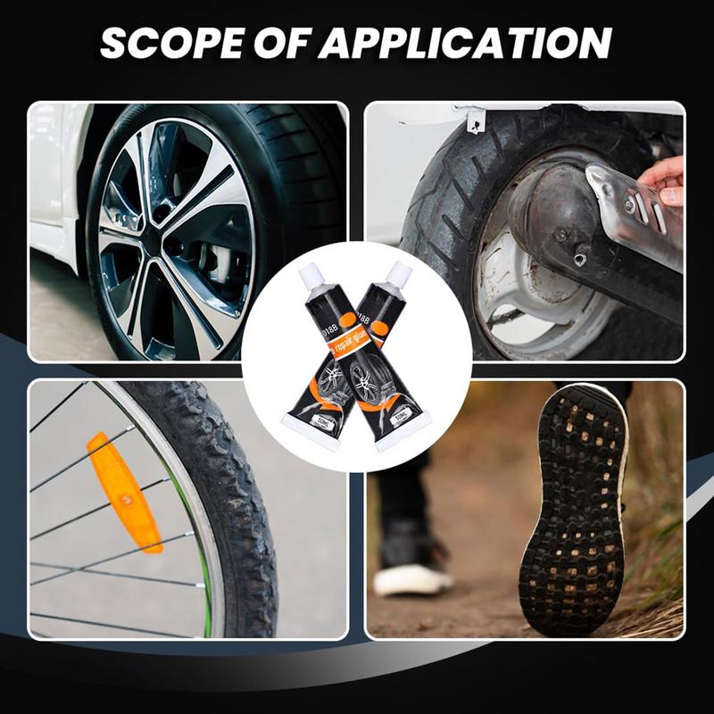 Black Tyre Repair Instant Liquid Strong Rubber Glues Wear-resistant Rubber Non-corrosive Adhesive Glue Auto Tire Sidewall Repair
