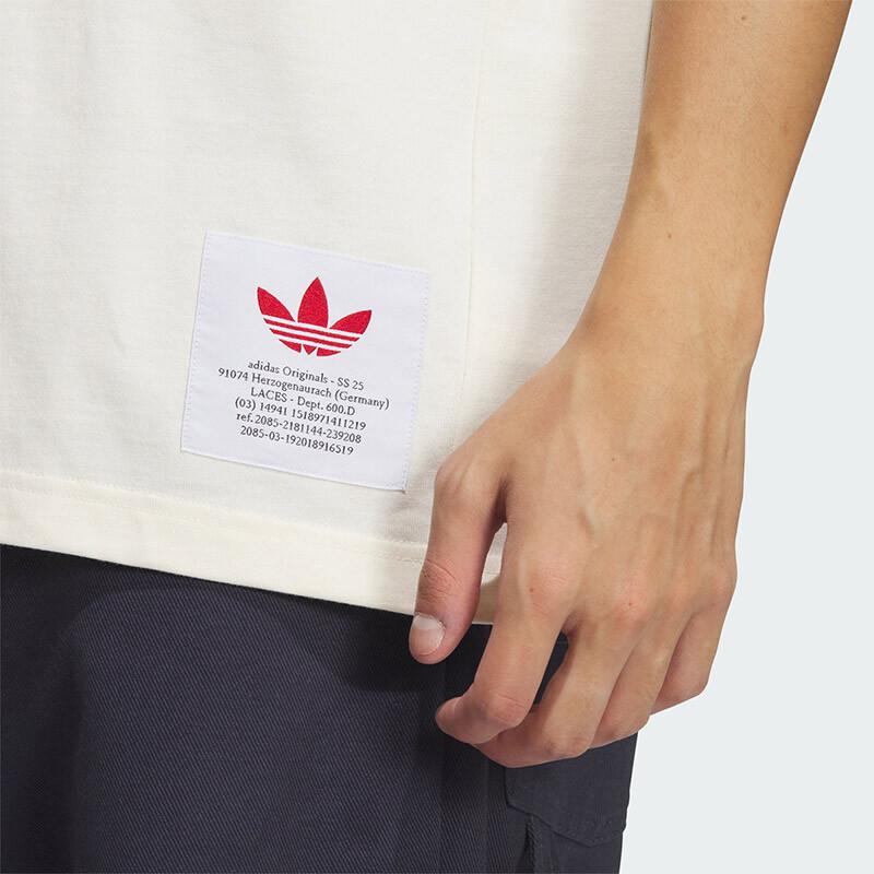 adidas Оригинальная Повседневная Удобная Круглая Шея Короткий Рукав Футболка JX2617