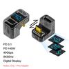 PD 140 Вт Адаптер USB C с цифровым дисплеем, Прямоугольный адаптер типа C под углом 90 градусов, Передача данных 40 Гбит/с, USB4.0, Видео 8K 60 Гц
