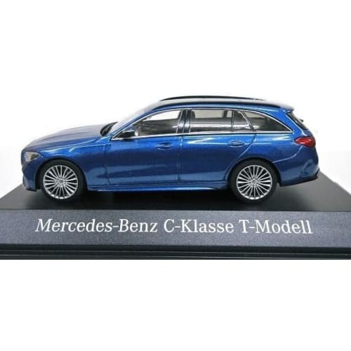 HERPA 1/43 Scale Diecast Model Car Mercedes-Benz C-Class (S206) KOMBI Station Wagon 2021 (Blue)