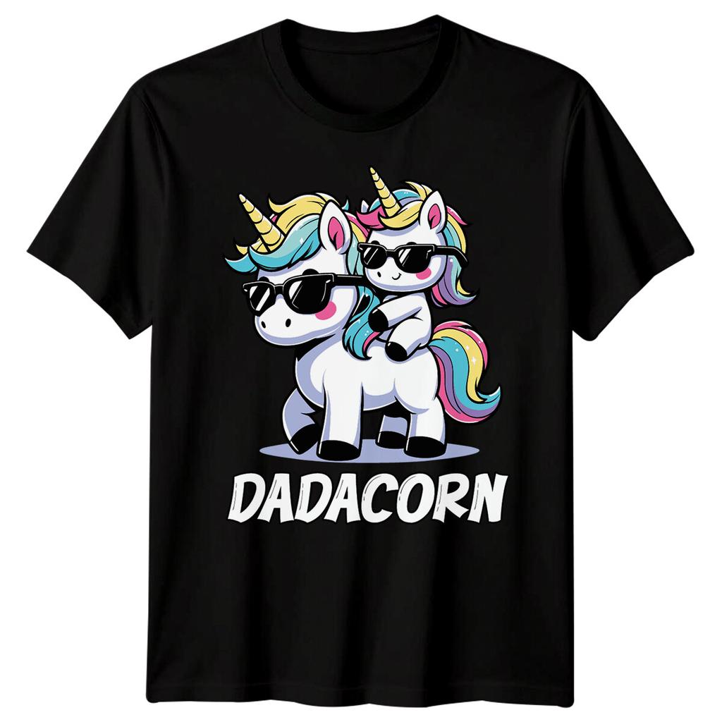 Мужская футболка Dadacorn Смешная футболка на День отца Лучший папа на свете Папа Жизнь Папочка #FD
