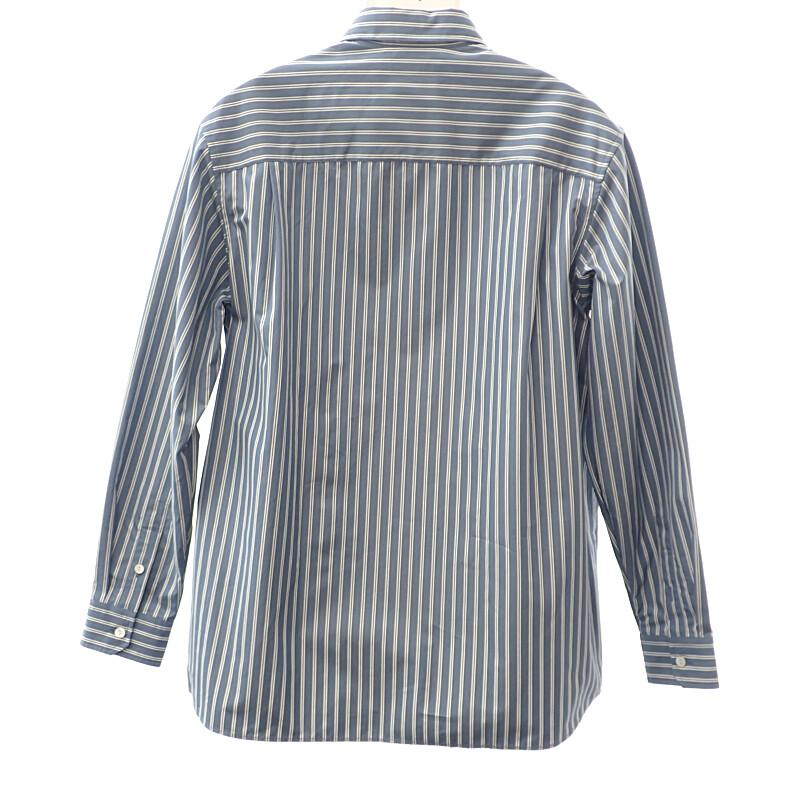 GUCCI  814715 46 Long sleeve shirt blue cotton mens