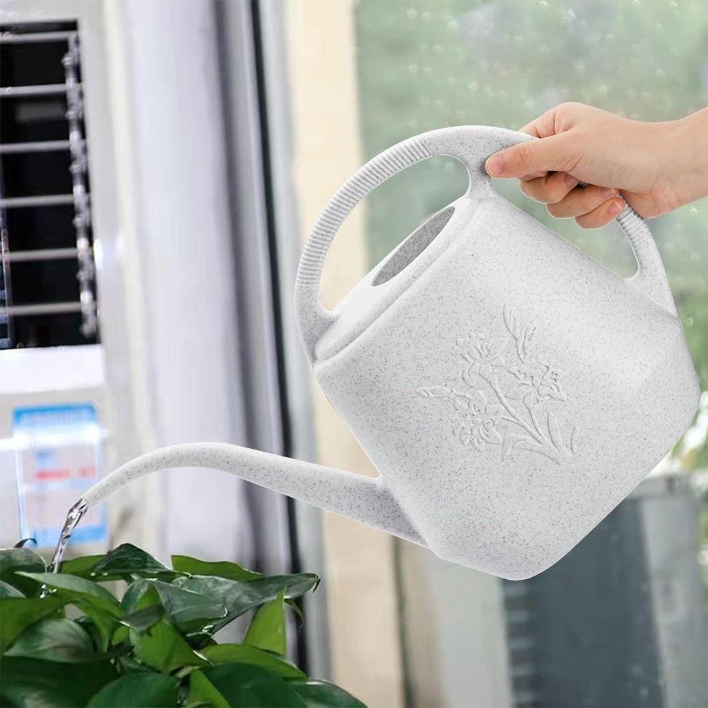 Long Spout Garden Watering Can Comfortable Handle Watering Kettle Long Spout Watering Pot Indoor