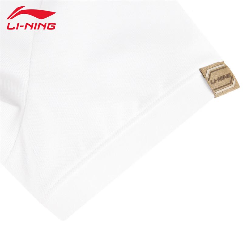 Li-Ning Женская классическая футболка-поло с коротким рукавом