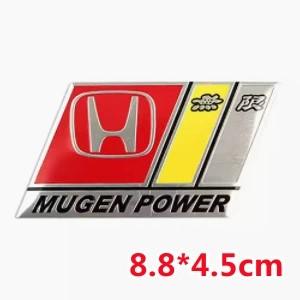 AAALZ1 Aluminum Car Body Fender Trunk Decal Badge for Honda Civic FIT Accord CRV CRZ CRX HRV Odyssey City B-Series D-Series H-Series Rs