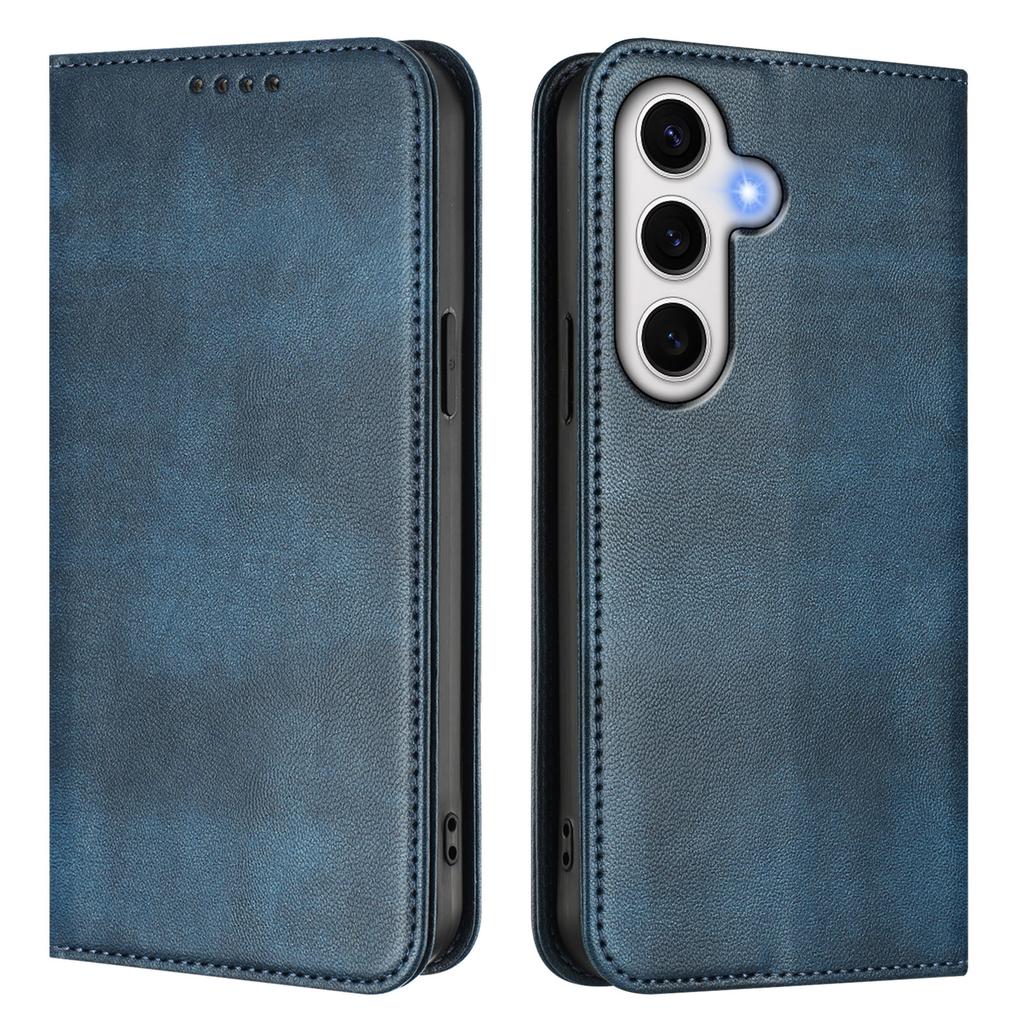 For Samsung Galaxy S24 FE Wallet Cases Retro Texture RFID Blocking Leather Phone Cover