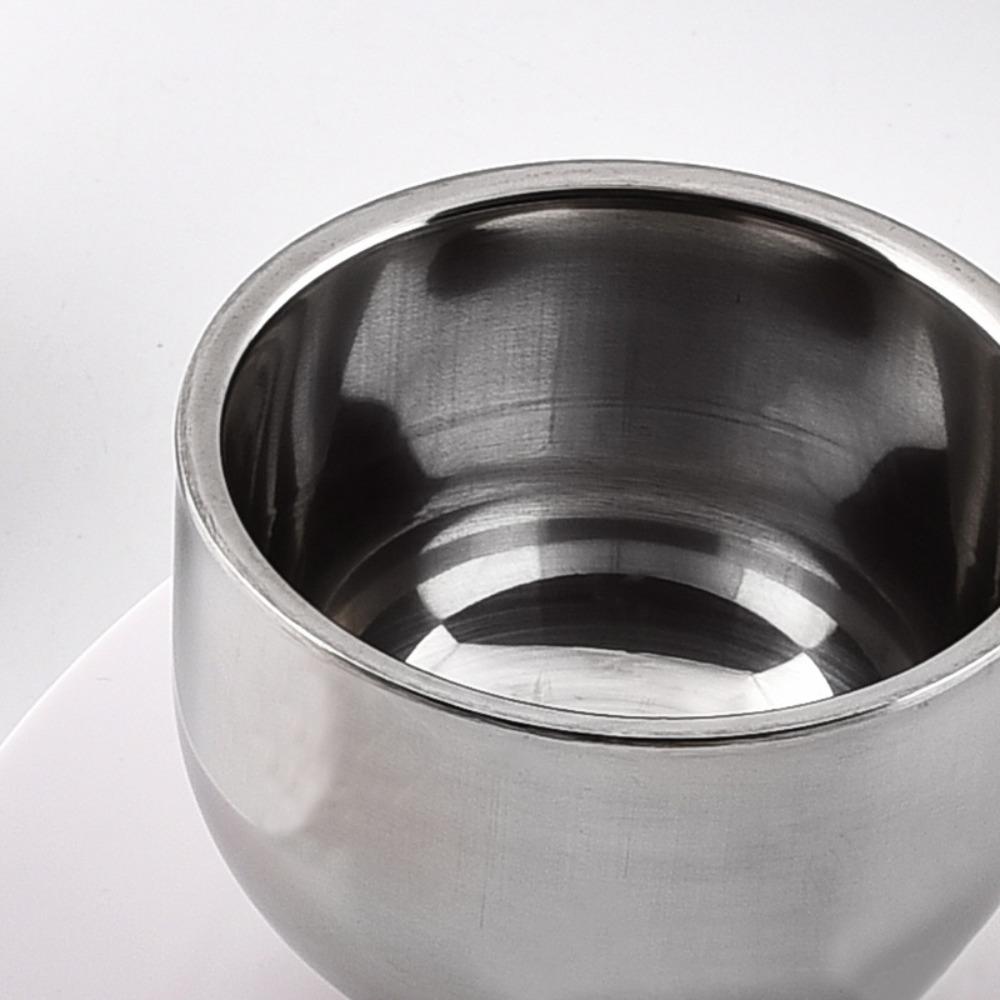 Высококачественная кружка из нержавеющей стали 100/150 мл, утолщенная, гладкая, для эспрессо, кофейная кружка, двухслойная пивная кружка