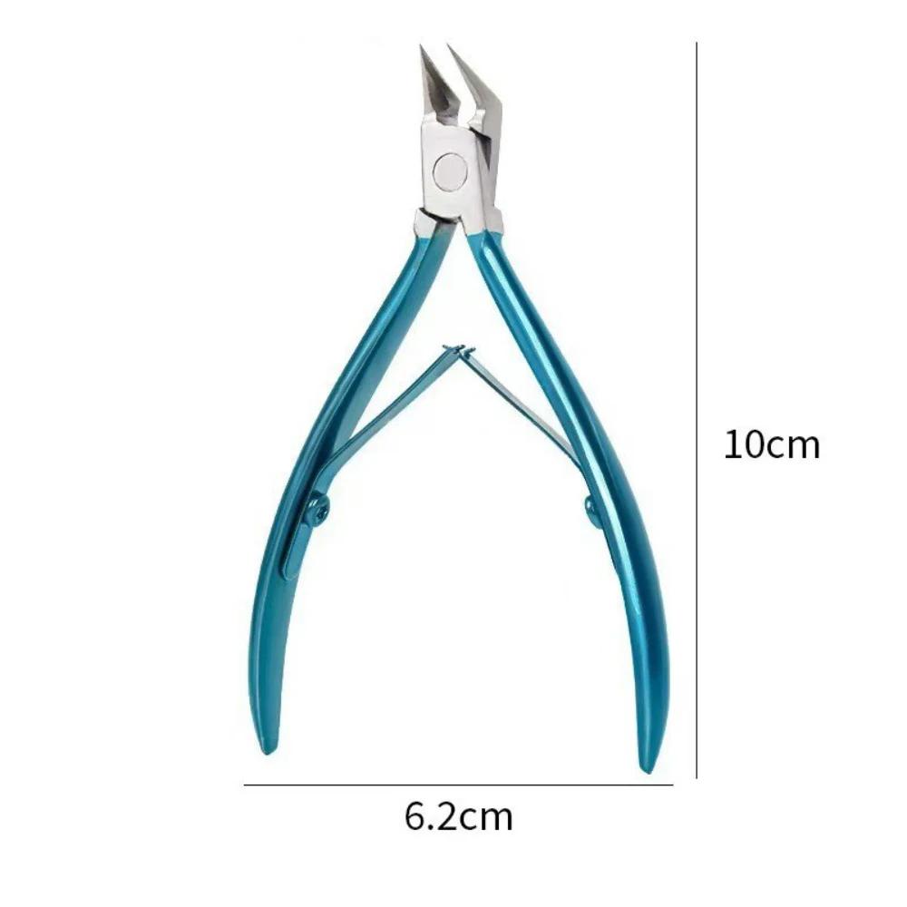 1 шт. Специальные ножницы из нержавеющей стали для ногтевой канавки, профессиональные кусачки для ногтей, триммер для омертвевшей кожи, одиночный педикюрный набор, инструмент для маникюра