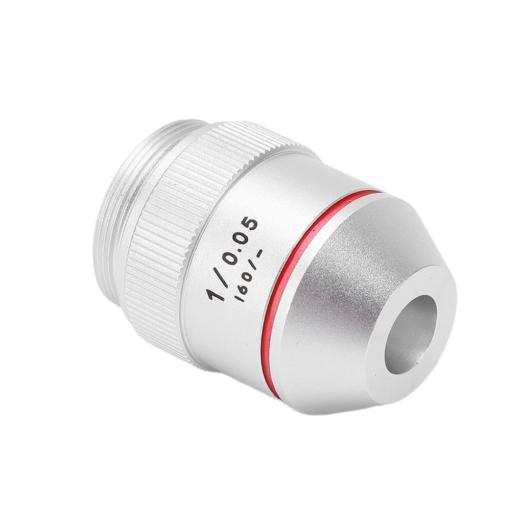 Achromatic Microscope Objective RMS Threaded 1X 195 Achromatic Objective Lens for Biological Microscope