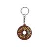Cute Cartoon Ornaments Trinket gift Donut keychain Bag Decoration Key pendant KeyRing